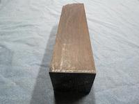 African Blackwood Turning Square - 3 x 11-3/4